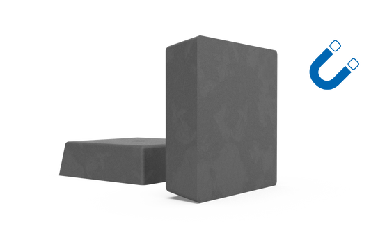 Magnetic block for workshop carlifts