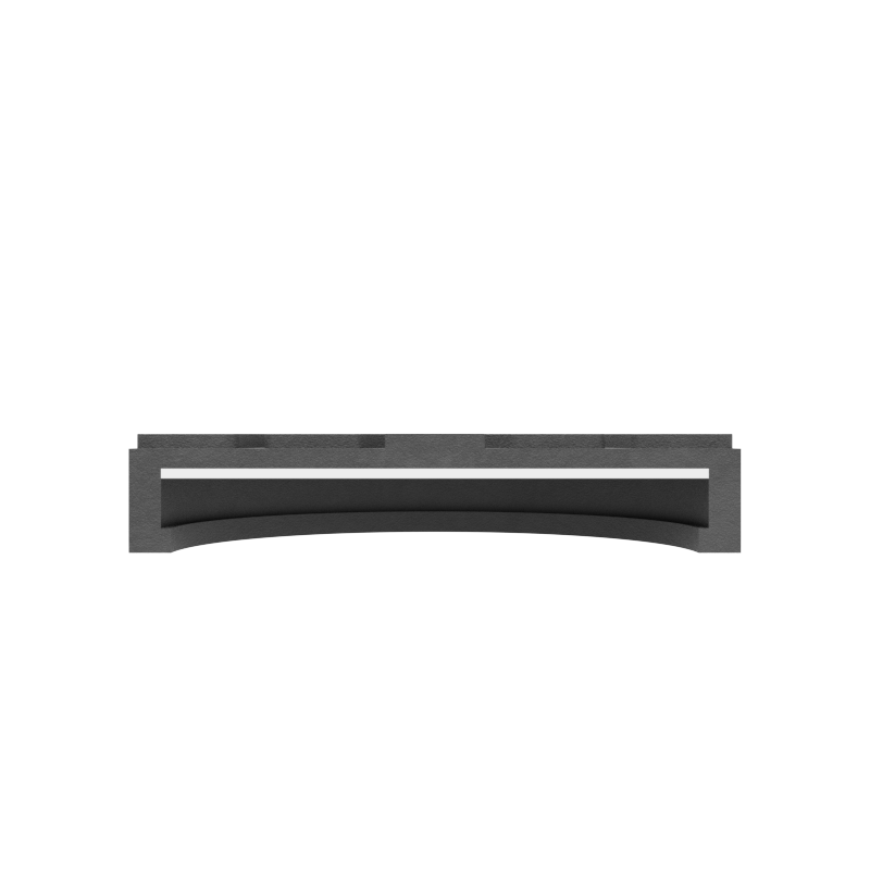 Gummiteller mit Stahlplatte passend für RAVAGLIOLI, WERTHER Hebebühnen Durchmesser 123 mm