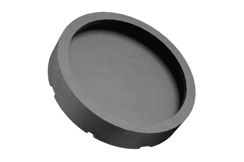 Tampone in gomma con piastra in acciaio compatibile con ponti sollevatori RAVAGLIOLI, WERTHER – Diametro 123 mm