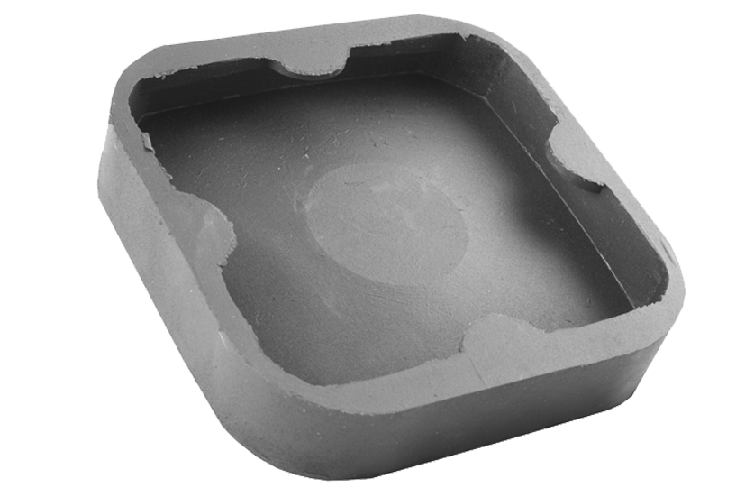 Rubber pad for Compac jack dimensions 120 x 120 mm