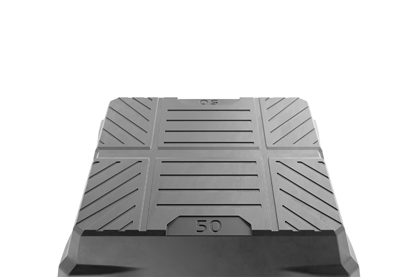 Gummiklotz für J.A.B. BECKER, AUTOP universelle Verwendung auf Scherenhebebühnen Abmessung 150 x 150 x 50 mm