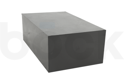 Rubber block with wooden core for universal use on scissor lifts dimensions 220 x 140 x 85 mm