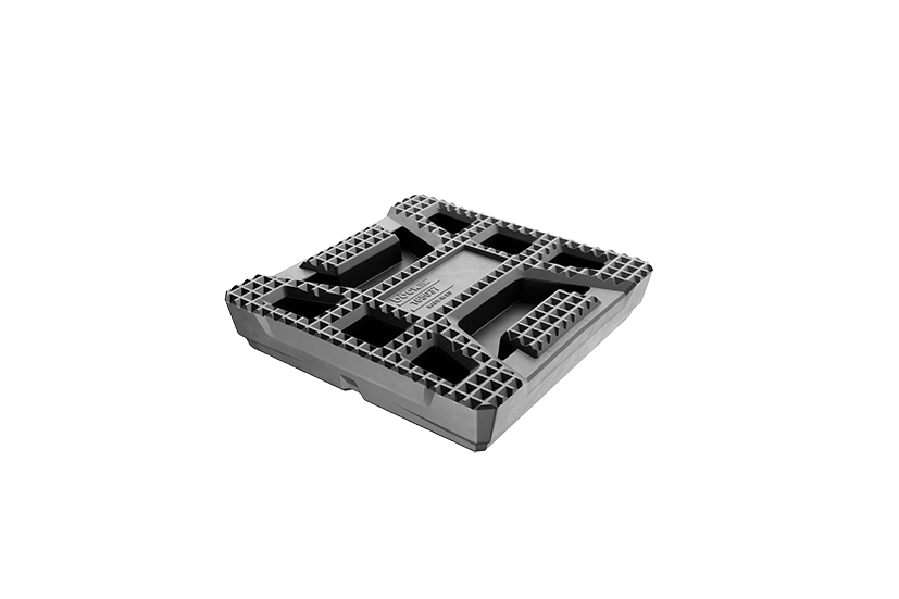 Rubber block for JAB BECKER, AUTOP universal use on scissor lifts dimensions 150 x 150 x 30 mm