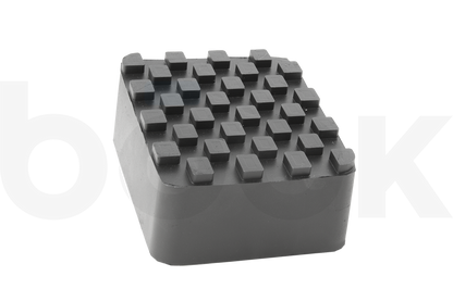 Rubber block for MAHA universal use on scissor lifts dimensions 120 x 100 x 50 mm