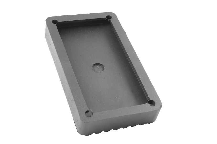 Rubber pad suitable for HOFMANN lifts dimensions 162 x 91 x 25 mm