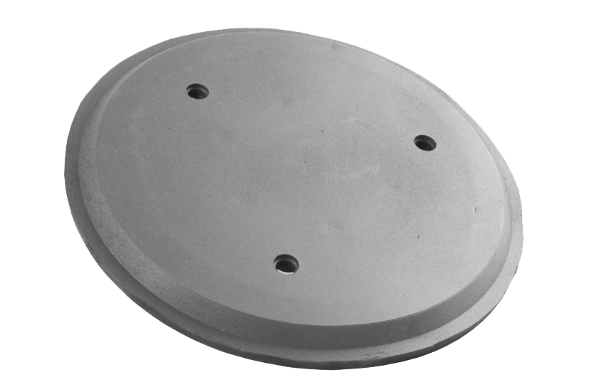 Gummiteller mit Stahlplatte passend für STENHOJ Hebebühnen Durchmesser 158 mm
