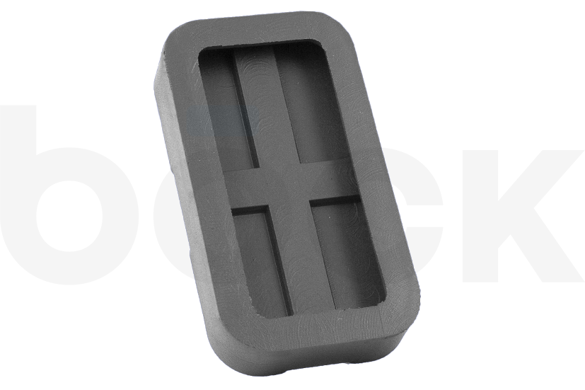 Rubber pad for AC HYDRAULIC, AUTOP-STENHOJ, MAHA, ROTARY scissor jack diameter 112 x 61x 17 mm