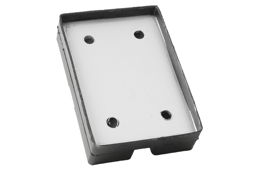 Rubber pad with steel plate suitable for BISHAMON lifts