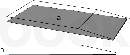 Access ramp for vehicle scissor lifts 1000 x 480 x 50 mm