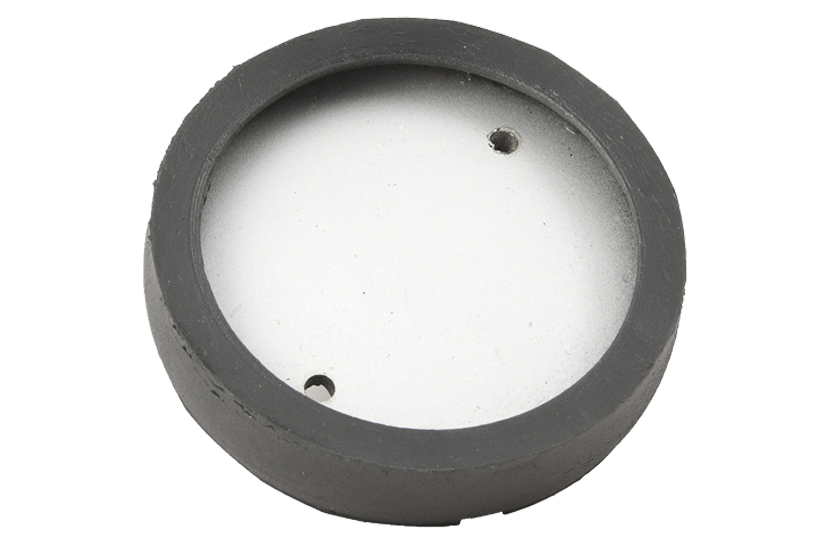 Gummiteller mit Stahlplatte passend für PITLIFT, SLIFT, IME Hebebühnen Durchmesser 127 mm