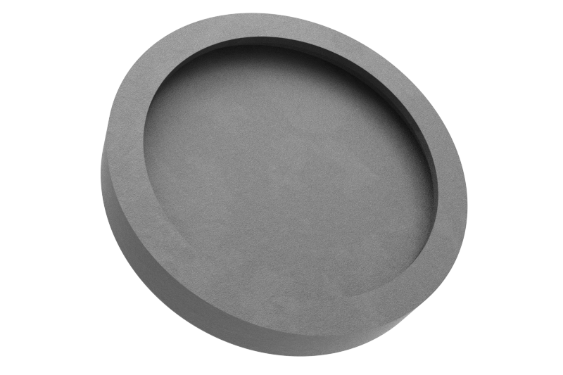 tampone in gomma con piastra in acciaio compatibile con sollevatori VILVER diametro 145 mm