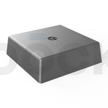 Rubber block with magnet for universal use on scissor lifts, dimensions 120 x 120 x 35 mm