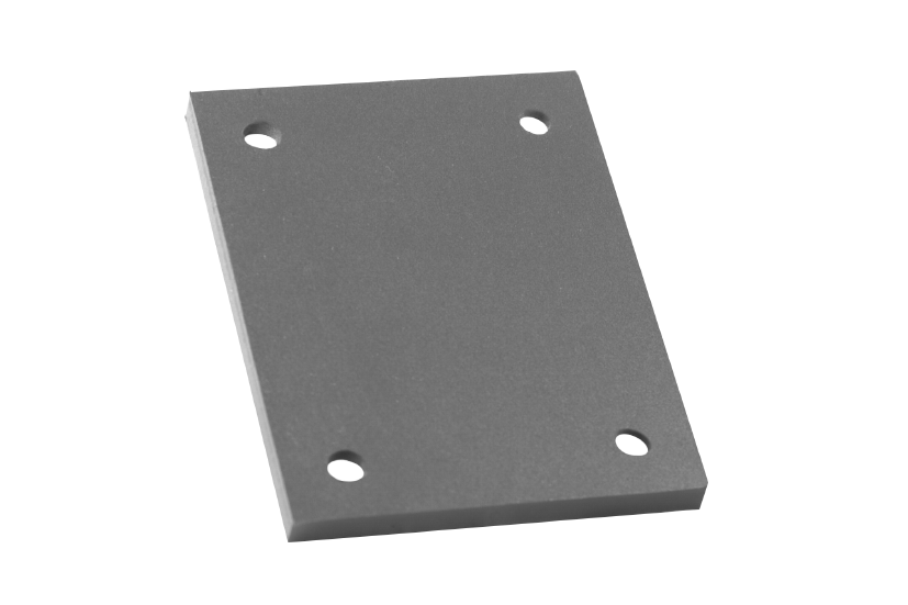 Rubber pad suitable for ROTARY lifts with dimensions of 104 x 82 x 8 mm