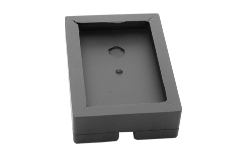 Tampon en caoutchouc adaptée aux élévateurs ROTATIFS de dimensions 128 x 89 x 9 mm