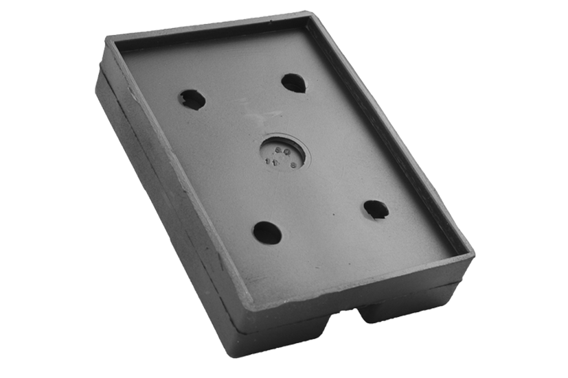 Rubber pad suitable for SILENT lifts dimensions 118 x 83 x 20 mm