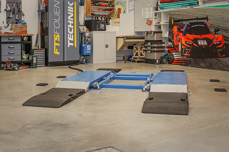 Access ramp for vehicle scissor lifts 1000 x 480 x 50 mm
