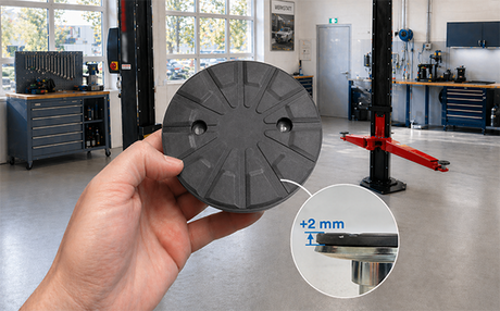 Gummiteller Schwerlast Ausführung für Autop-Stenhoj Hebebühnen