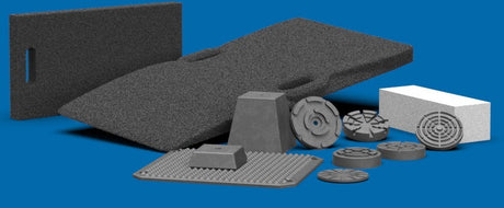 Gummiauflage für KFZ Hebebühnen universelle Verwendung