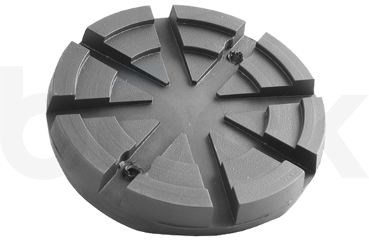 Gummiteller mit Stahlplatte passend für NUSSBAUM AMI Hebebühnen Durchmesser 125 mm