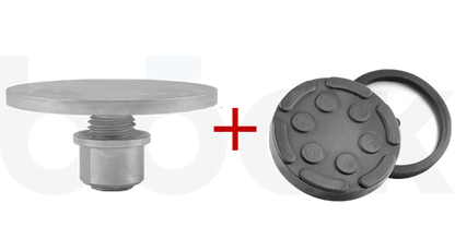 Tampon de support en caoutchouc avec tampon en caoutchouc remplaçable adaptée aux élévateurs CONSUL ZIPPO diamètre 135 mm