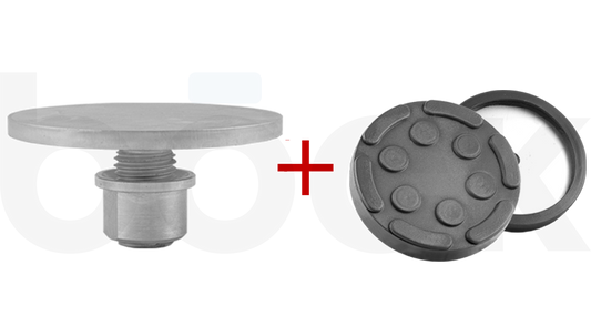 Gummiteller Tragteller inkl. wechselbarem Gummiteller passend für CONSUL ZIPPO Hebebühnen Durchmesser 135 mm