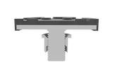Rubber pad support plate including replaceable rubber pad suitable for CONSUL ZIPPO lifts diameter 135 mm