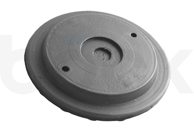 Tampon en caoutchouc adaptée aux élévateurs JAB BECKER diamètre 120 mm