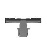 Rubber pad support plate including replaceable rubber pad suitable for CONSUL ZIPPO lifts diameter 135 mm