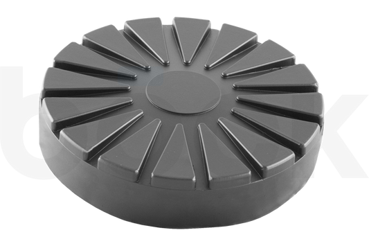 Gummiteller mit Stahlplatte passend für ZIPPO Hebebühnen Durchmesser 153 mm