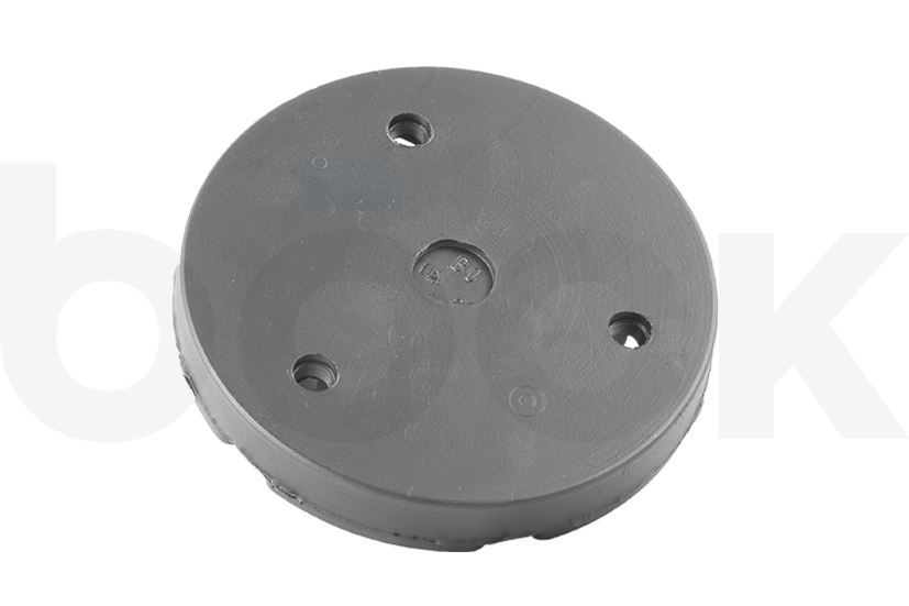 Tampon en caoutchouc avec plaque en acier adaptée aux élévateurs ZIPPO diamètre 100 mm