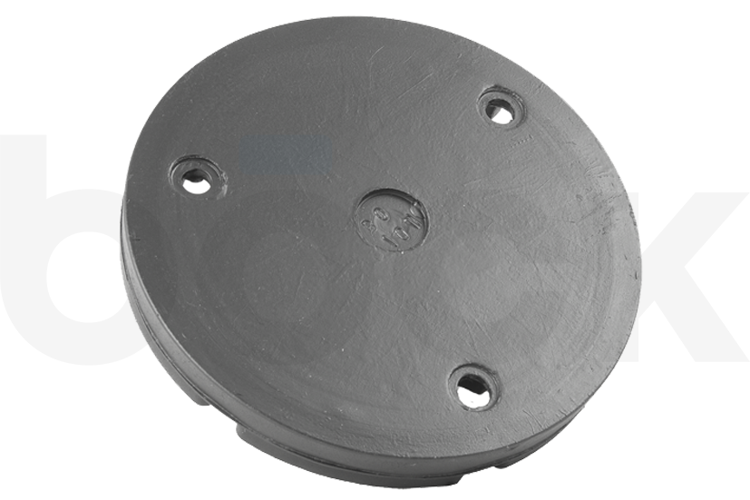 Gummiteller mit Stahlplatte passend für ZIPPO Hebebühnen Durchmesser 120 mm