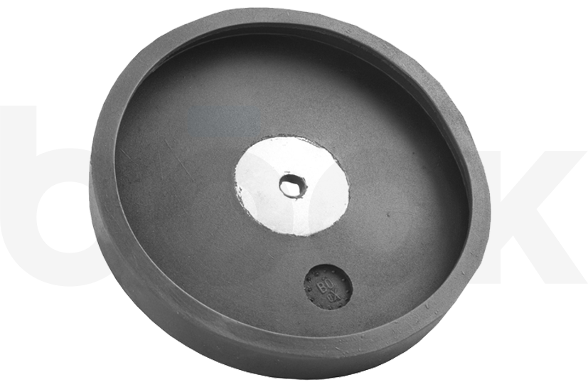 Tampon en caoutchouc adaptée aux élévateurs CONSUL, ZIPPO, FOG diamètre 127 mm