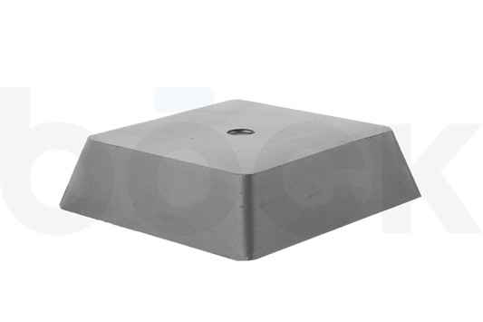 Rubber block for JAB BECKER, AUTOP universal use on scissor lifts dimensions 150 x 150 x 40 mm