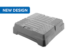 blocco in gomma per uso universale su ponti a forbice J.A.B. BECKER, AUTOP dimensione 150 x 150 x 40 mm
