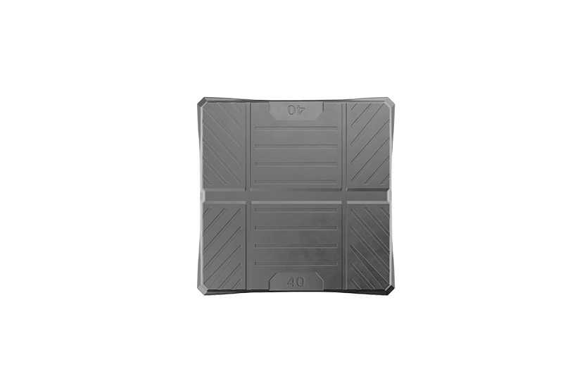 blocco in gomma per uso universale su ponti a forbice J.A.B. BECKER, AUTOP dimensione 150 x 150 x 40 mm