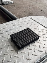 Rubber block for JAB BECKER, AUTOP universal use on scissor lifts dimensions 160 x 120 x 20 mm