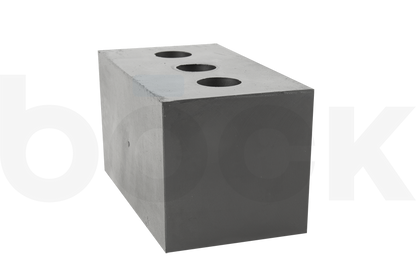 Rubber block for universal use on scissor lifts dimensions 180 x 100 x 100 mm