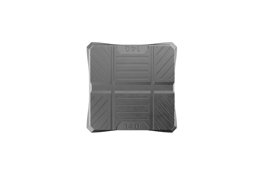 Bloc en caoutchouc pour JAB BECKER, AUTOP utilisation universelle sur ponts élévateurs à ciseaux dimensions 150 x 150 x 140 mm