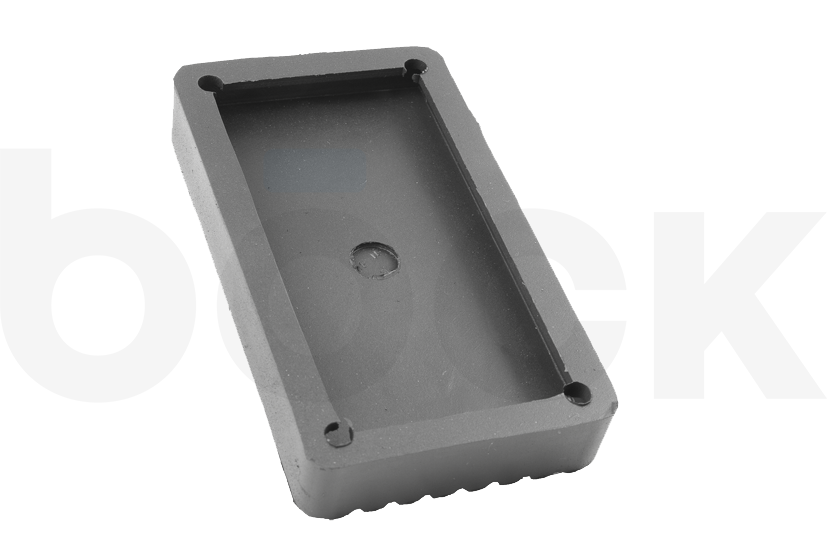 Rubber pad suitable for HOFMANN lifts dimensions 162 x 91 x 25 mm