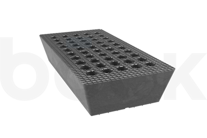 Rubber block for ZIPPO universal use on scissor lifts dimensions 200 x 100 x 40 mm