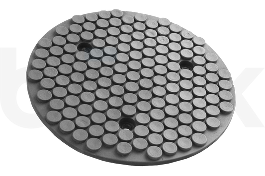 Gummiteller mit Stahlplatte passend für STENHOJ Hebebühnen Durchmesser 158 mm