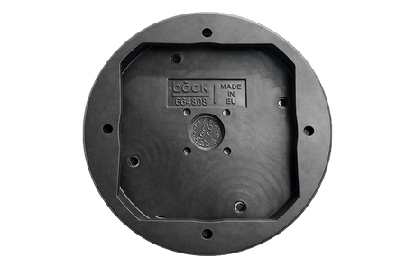 Rubber pad with steel plate for STENHOJ Maestro two-post lifts, diameter 118 mm
