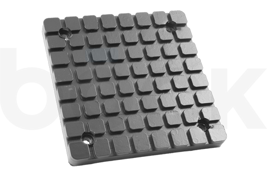 Rubber pad suitable for BENDPAK lifts dimensions 119 x 119 x 12 mm