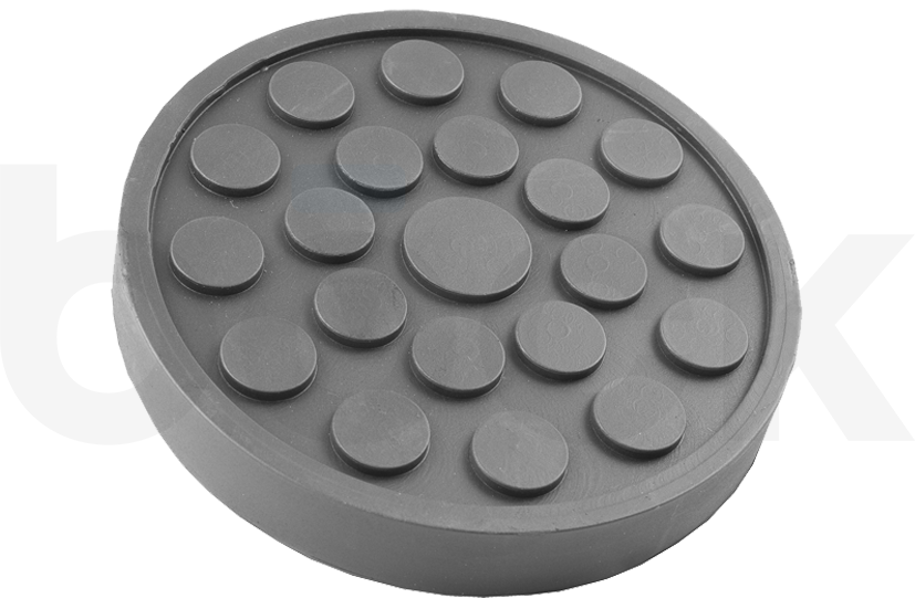 Rubber pad suitable for BRADBURY lifts diameter 150 mm
