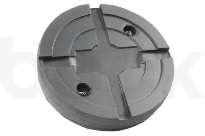 Gummiteller mit Stahlplatte passend für PITLIFT, SLIFT, IME Hebebühnen Durchmesser 127 mm