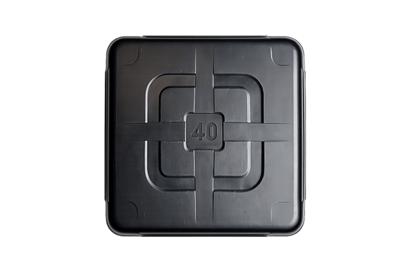 Rubber block for SLIFT, IME universal use on scissor lifts dimensions 120 x 120 x 40 mm