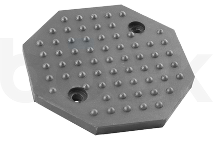 Rubber pad suitable for predominantly Chinese lifting platforms with a diameter of 125 mm