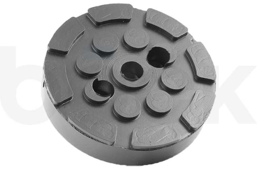 Gummiteller passend für POWERREX, HESHBON, ROTARY Hebebühnen Durchmesser 120 mm