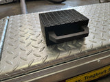Rubber block "with safety handle" for universal use on scissor lifts 160 x 120 x 80 mm
