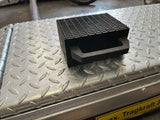 Rubber block "with safety handle" for universal use on scissor lifts 160 x 120 x 80 mm